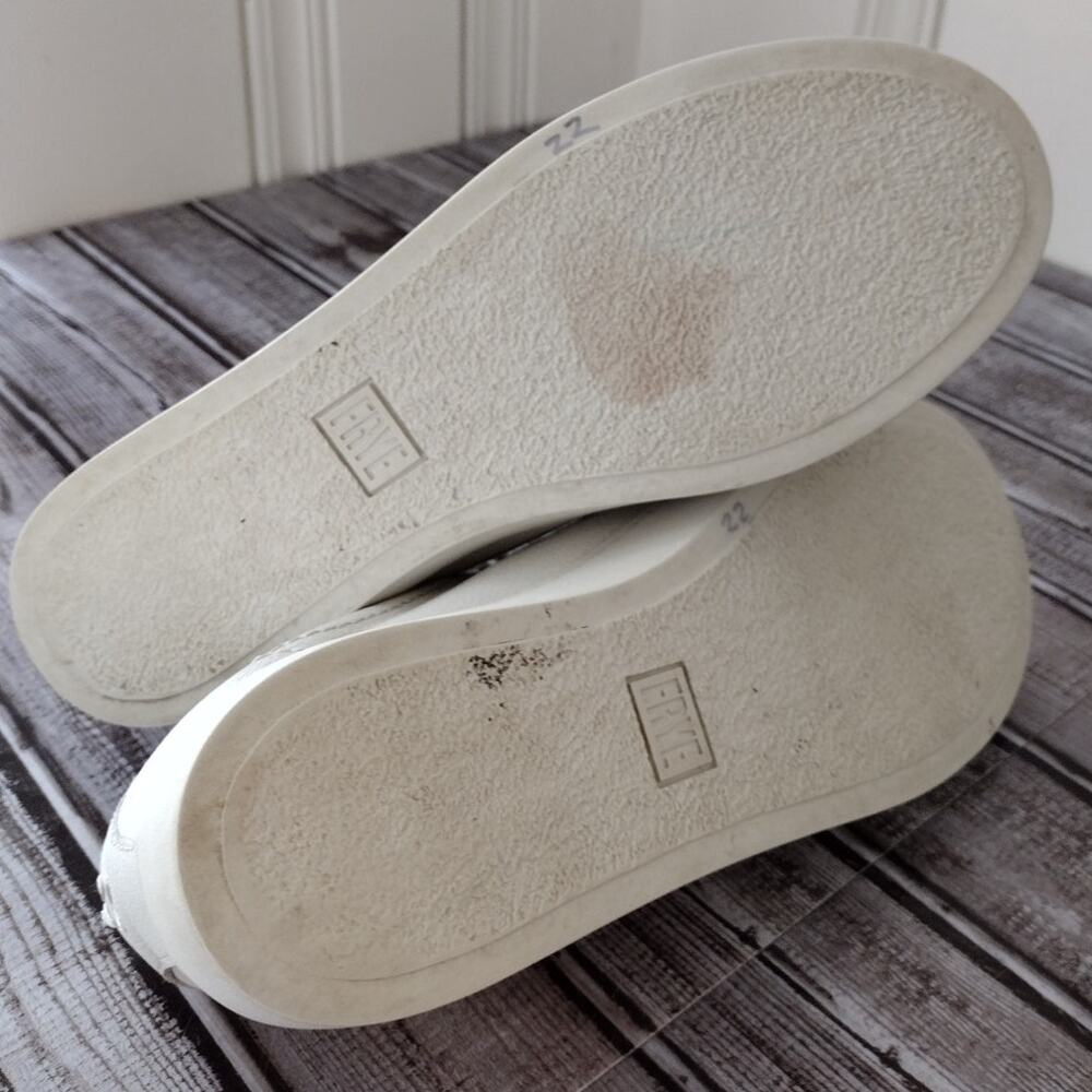 Frye | White Leather Lena Low Zip Sneaker Shoes Women's 8.5 - Picture 12 of 14